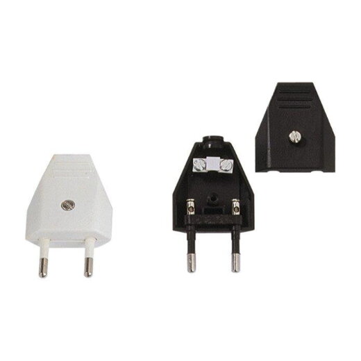 Bachmann Flachstecker Schraubanschluss schwarz