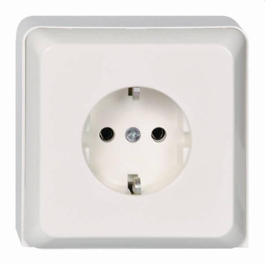 ELSO Steckdose 515114 1fach 16A RENOVIERUNG reinweiß