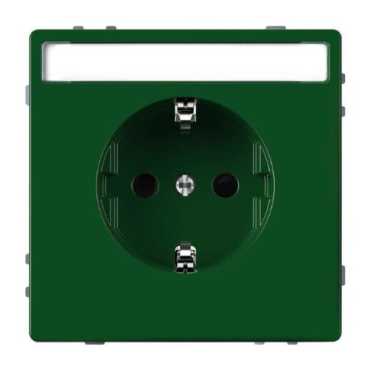 Merten Steckdose SCHUKO grün System Design