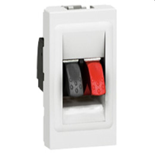 Legrand Lautsprechersteckdose 078750 1fach weiss