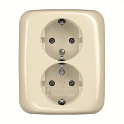 Busch-Jaeger Doppelsteckdose SCHUKO 202 EUJ-212, volle...