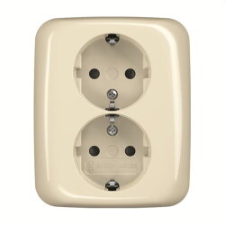 Busch-Jaeger Doppelsteckdose SCHUKO 202 EUJB-212, volle...