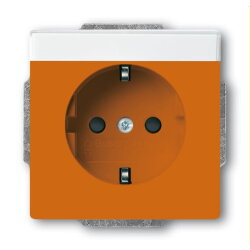 Busch-Jaeger Steckdoseneinsatz SCHUKO 20 EUCNB-14-82, orange