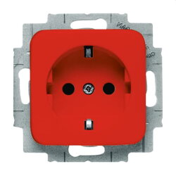Busch-Jaeger Steckdoseneinsatz 20 EUCKS-217-101, rot
