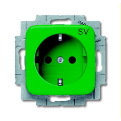 Busch-Jaeger Steckdoseneinsatz SCHUKO 20EUCKS-13-212-102,...