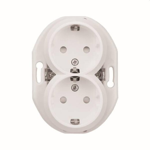 ELSO Doppelsteckdose WDE011122 KS ws Renova