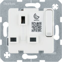 Berker Steckdose 53420219 polarweiss British 53420219