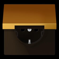 Jung SCHUKO Steckdose, 16 A 250 V ~, Klappdeckel,...