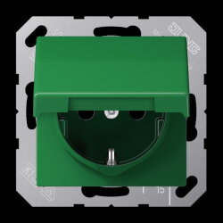 Jung SCHUKO Steckdose, 16 A 250 V ~, ohne Krallen,...