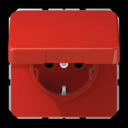 Jung SCHUKO Steckdose, 16 A 250 V ~, Klappdeckel,...
