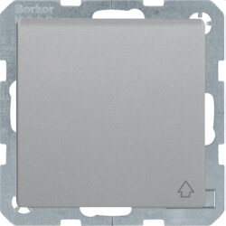 Berker Steckdose SCHUKO m. Klappdeckel Q.1/Q.3 alu samt...