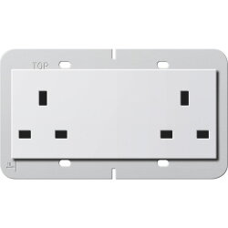 Gira Doppelsteckdose 278203 BS 13 A System 55 BS 80...