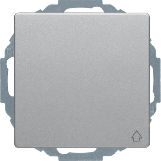 Berker Steckdose SCHUKO Q.1/Q.3 alu samt lackiert m. Klappdeckel 47446084