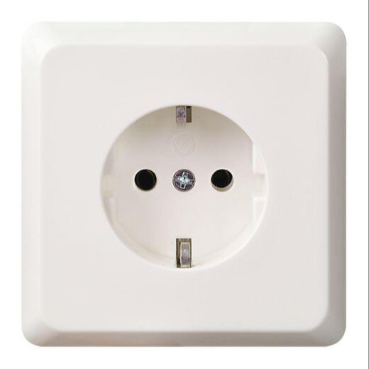 ELSO Steckdose 515024 1fach 16A RENOVIERUNG reinweiß