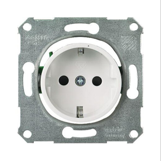 ELSO Steckdose 225214 16A für Zentralpl reinweiß