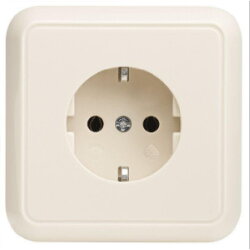 ELSO UP-Steckdose 215044 mit Vollplatte 16A reinweiß