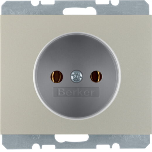 Berker Steckdose 6167157004 edelstahl lackiert 6167157004