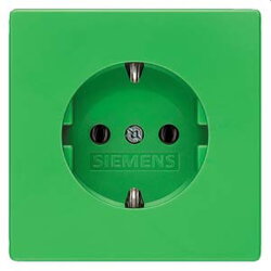 Siemens Steckdose SCHUKO 10/16A 250V grün (SV) 5UB1851