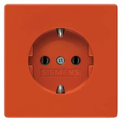 Siemens Steckdose SCHUKO 10/16A 250V orange (ZSV) 5UB1850