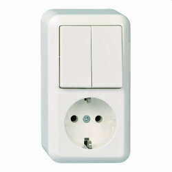 ELSO AP-Kombi-Serienschalter 388504 10/16A CONTURA...