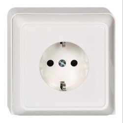 ELSO Steckdose 505304 16A RENOVIERUNG reinweiß