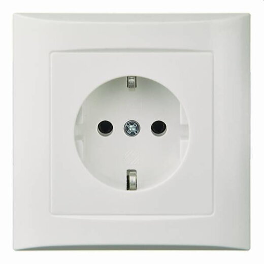 ELSO Steckdose 265024 16A Vollplatte JOY reinweiß