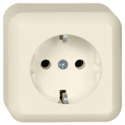 ELSO AP-Steckdose 395000 16A CONTURA perlweiß