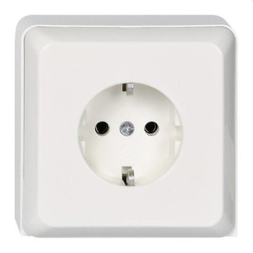 ELSO Steckdose 515110 1fach 16A RENOVIERUNG perlweiß