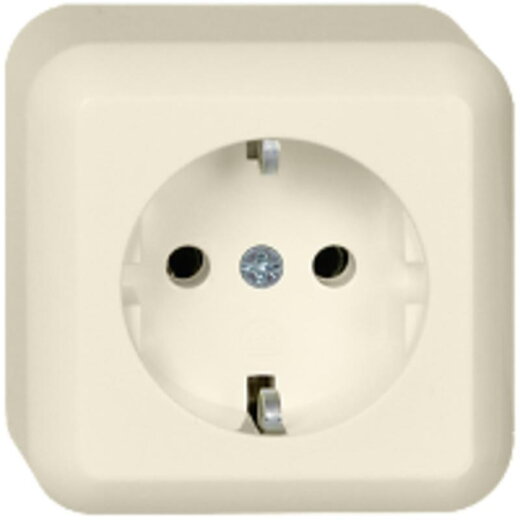 ELSO AP-Steckdose 385000 16A CONTURA perlweiß