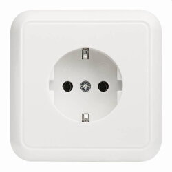 ELSO UP-Steckdose 205024 mit Vollplatte 16A reinweiß