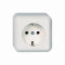 ELSO AP-Steckdose 385004 16A CONTURA reinweiß