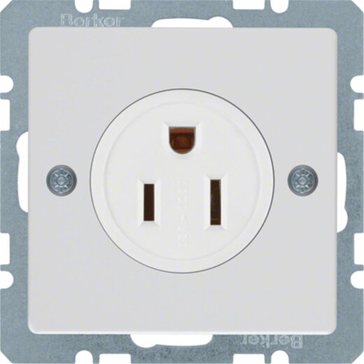 Berker Steckdose 41666089 polarweiss samt 41666089