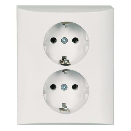 ELSO Steckdose 275404 2f. halbversenkt 16A JOY rw