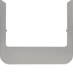 Berker Designrahmen rund Edelstahl mattiert 13192104