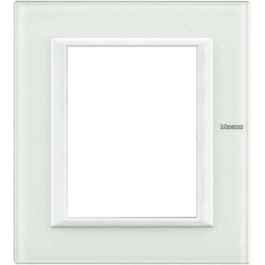 Bticino Rahmen 3+3modulig white Glass