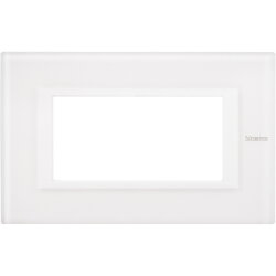 Bticino Rahmen 4modulig white Glass