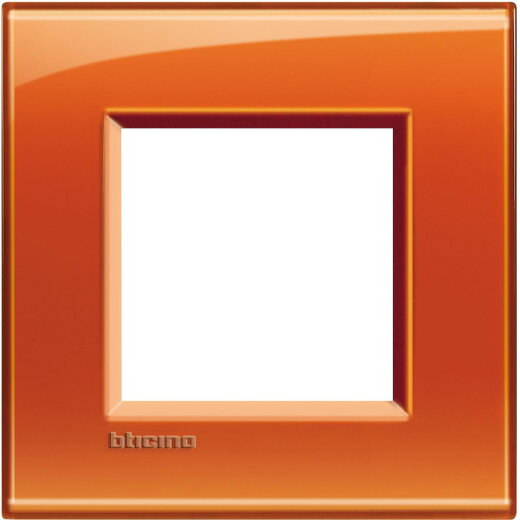 Bticino Rahmen LNA4802OD ORANGE 2-modulig