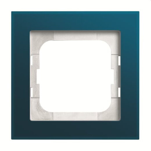 Busch-Jaeger Abdeckrahmen 1721-228 1fach, Glas ozean