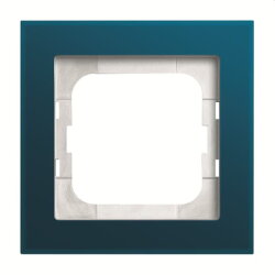 Busch-Jaeger Abdeckrahmen 1721-228 1fach, Glas ozean