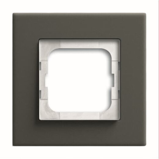 Busch-Jaeger Abdeckrahmen 1721-815 1fach, Porzellan anthrazit