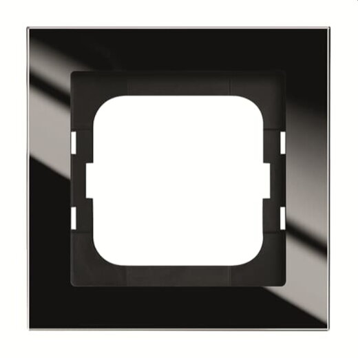 Busch-Jaeger Abdeckrahmen 1721-245 1fach, Glas schwarz