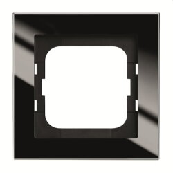 Busch-Jaeger Abdeckrahmen 1721-245 1fach, Glas schwarz
