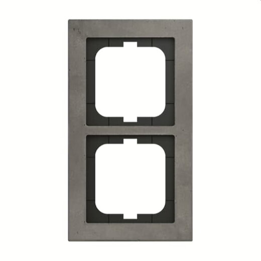Busch-Jaeger Abdeckrahmen 1722-298 2fach, betongrau