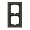 Busch-Jaeger Abdeckrahmen 1722-290 2fach, schiefergrau