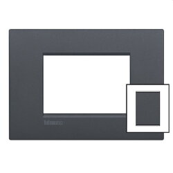 Bticino Rahmen LNC4826AR anthrazit 3+3M