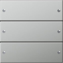 Gira Wippenset 2133601 3fach System 55 Edelstahl 2133601