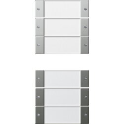 Gira Wippenset 2136600 6fach BSF System 55 Klar/Edelst....