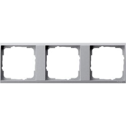 Gira Tragplatte 1463726 3fach Gira Event Klar Farbe Alu...