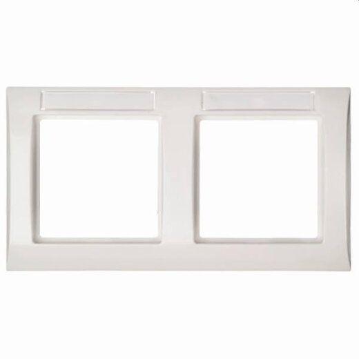 ELSO Rahmen 264214 2fach waagerecht JOY reinweiß