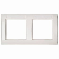 ELSO Rahmen 264214 2fach waagerecht JOY reinweiß